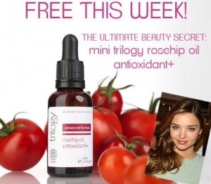 Free Rosehip Oil from LoveLula – Super Model Miranda Kerr Reveals Her Beauty Secret: Rosehip Oil