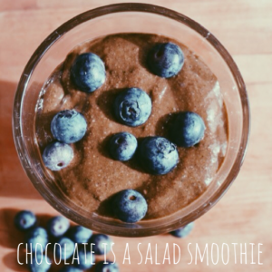 Guilt-Free Chocolate on Saturday Morning: Chocolate is a Salad Smoothie Recipe